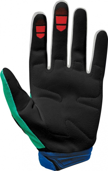 Fox Dirtpaw Sayak 2018 мотоперчатки, зелено-голубой