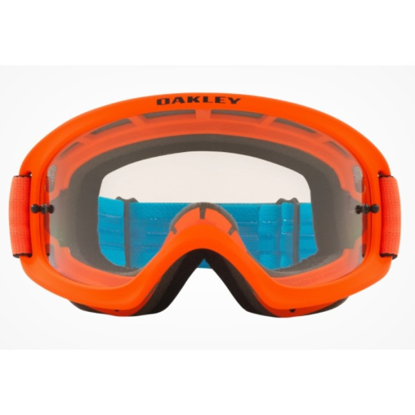 Oakley O-Frame 2.0 PRO Youth MX Tuff Blocks мотоочки детские оранжевый, прозрачная линза (71160400)