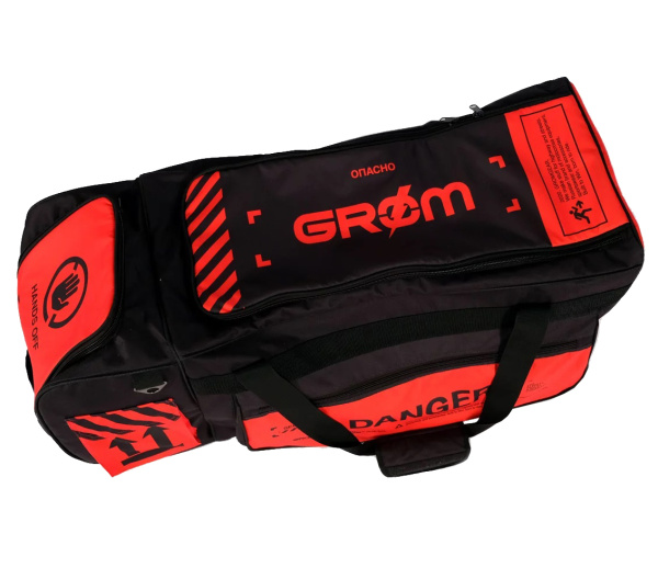 Grom MX Gearbag Danger сумка для экипировки, чёрно-красный