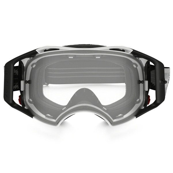 Oakley Airbrake Solid мотоочки белый, прозрачная линза (57-980)