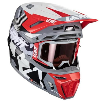 Leatt Kit Moto 8.5 V24 Forge шлем кроссовый + Velocity 5.5 мотоочки