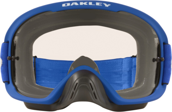 Oakley O-Frame 2.0  PRO MX Tuff Blocks мотоочки, сине-черный, прозрачная линза