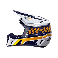 Leatt Kit Moto 8.5 V26 Orange шлем кроссовый + Velocity 5.5 мотоочки