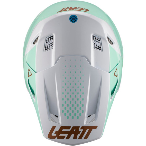 Leatt Kit Moto 8.5 V21 Ice шлем кроссовый + Velocity 5.5 мотоочки