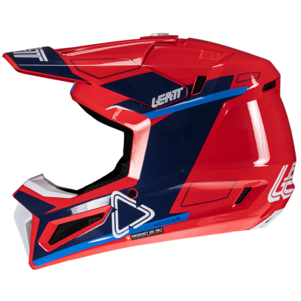 Leatt Kit Moto 3.5 Jr V25 Royal шлем подростковый + Vizion 2.5s мотоочки Leatt Kit Moto 3.5 Jr V25 Royal шлем подростковый + Vizion 2.5s мотоочки