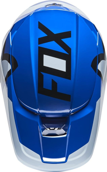 Fox Racing V1 Lux 2022 Blue шлем кроссовый