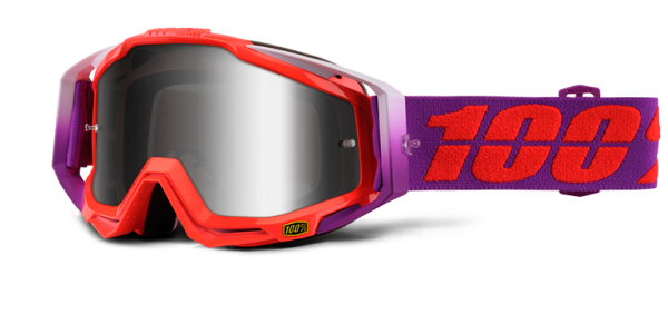 100% Racecraft Watermelon Mirror Silver Lens мотоочки