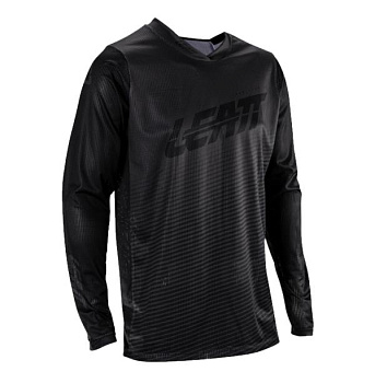 Leatt Moto 4.5 X-Flow 2026 Black джерси, черный