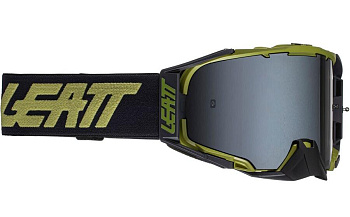 Leatt Velocity 6.5 Desert Sand / Lime Platinum UC 28% мотоочки, двойная линза