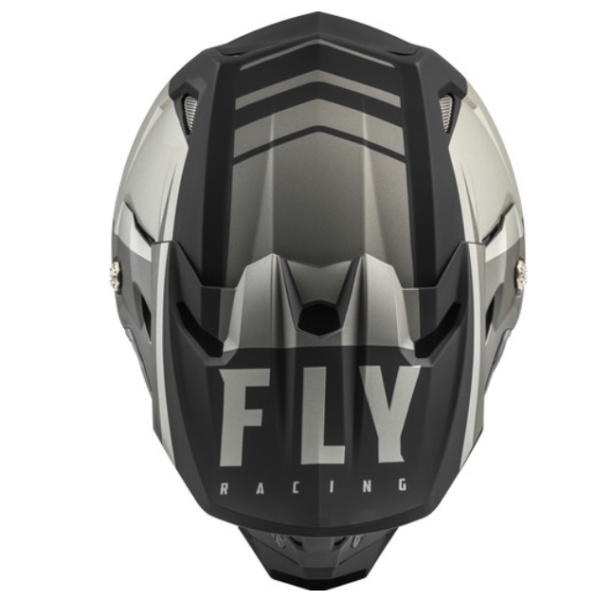 Fly Racing Toxin Transfer 2021 шлем кроссовый, серо-черный матовый Fly Racing Toxin Transfer 2021 шлем кроссовый, серо-черный матовый