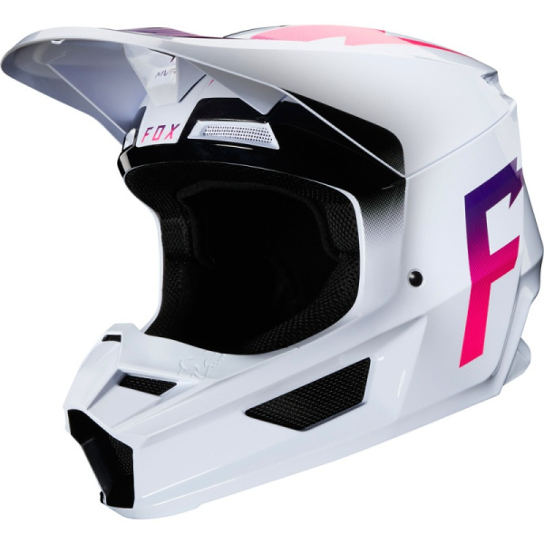 Fox Racing V1 Werd 2020 White шлем кроссовый Fox Racing V1 Werd 2020 White шлем кроссовый
