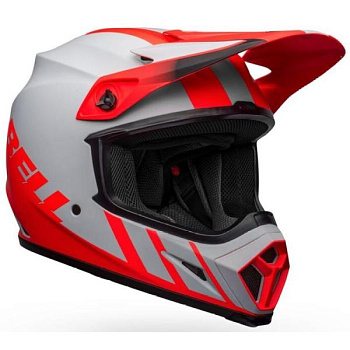 Bell MX-9 Mips Dash Matte Gray /Infrared /Black шлем кроссовый