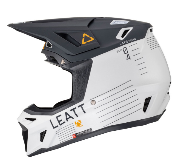 Leatt Kit Moto 8.5 V23 Metallic шлем кроссовый + Velocity 5.5 мотоочки