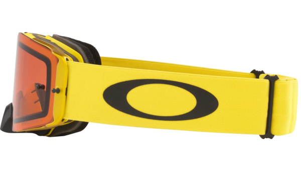 Oakley Front Line Moto Prizm MX мотоочки желто-черный, бронзовая линза (OO7087-65)