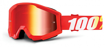 100% Strata Furnace Mirror Red Lens мотоочки