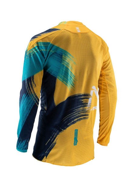 Leatt GPX 4.5 Lite 2019 джерси, желто-синий