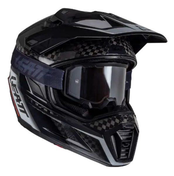 Leatt Kit ADV 9.5 Carbon V25 Black шлем + Velocity 4.5 мотоочки