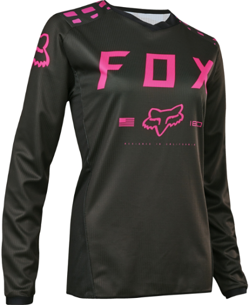 Fox Racing 180 Womens 2017 джерси женская, черно-розовый