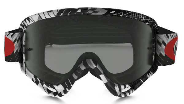 Oakley O-Frame Podium Check мотоочки, темно-серая линза