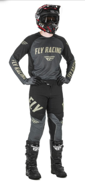 Fly Racing Evolution DST 2021 джерси, серо-черный Fly Racing Evolution DST 2021 джерси, серо-черный