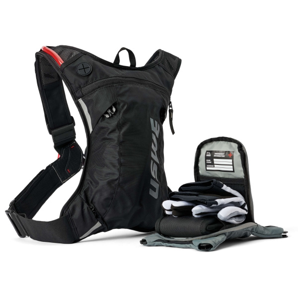 USWE Raw 3L Hydration Pack (2L) Carbon Black рюкзак-гидропак