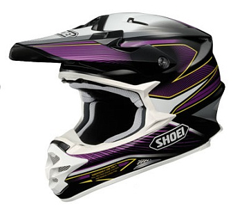 Shoei VFX-W Sear TC-11 шлем кроссовый, фиолетовый