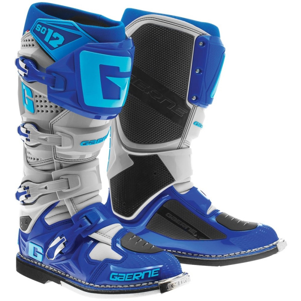Gaerne SG12 мотоботы кроссовые, серо-синий