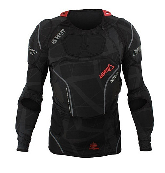 Leatt 3DF AirFit моточерепаха, черно-красный