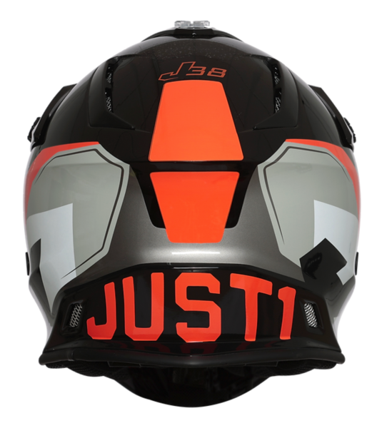 Just1 J38 Korner шлем кроссовый, оранжево-черный