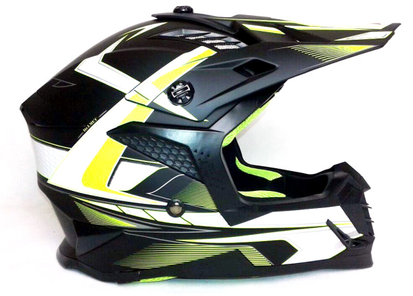 Ataki SC-16 Rift шлем кроссовый, желто-черный