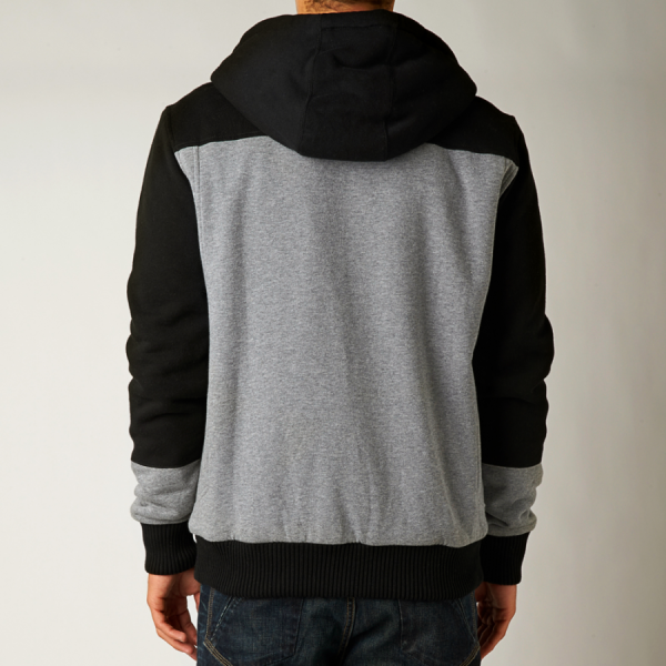 Fox Mogul Sasquatch Zip Fleece толстовка, черно-серый Fox Mogul Sasquatch Zip Fleece толстовка, черно-серый