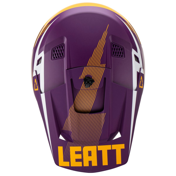 Leatt Kit Moto 3.5 Indigo шлем кроссовый + Velocity 4.5 мотоочки