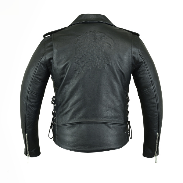 First M777 EAGLE Косуха мужская кожаная с орлом