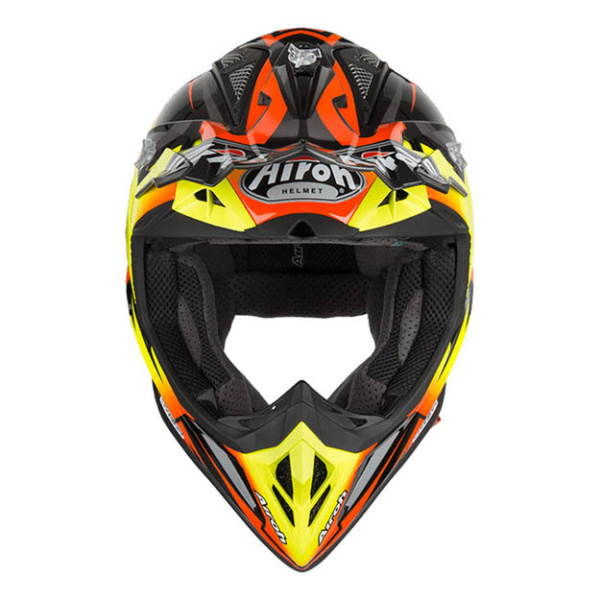 Airoh Aviator 2.3 шлем внедорожный, оранжево-черно-желтый