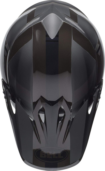Bell MX-9 Mips Blkout Maradr шлем кроссовый, серо-черный