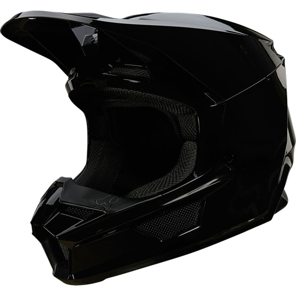 Fox Racing V1 Plaic 2022 Black шлем кроссовый Fox Racing V1 Plaic 2022 Black шлем кроссовый