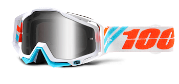 100% Racecraft Calculus ICE Mirror Silver Lens мотоочки
