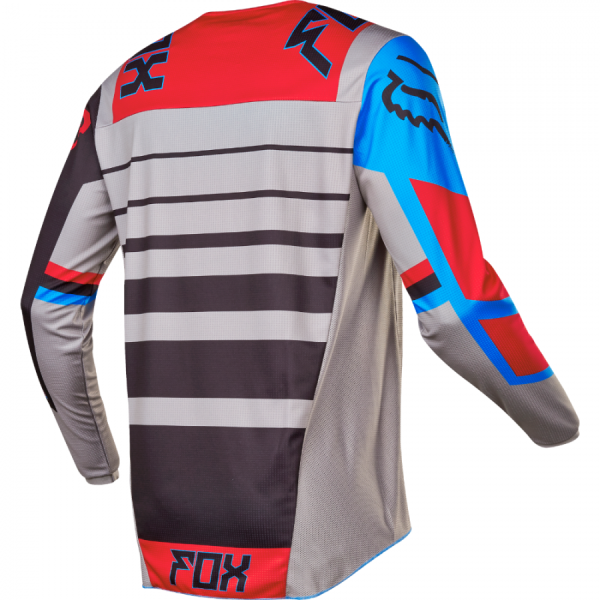 Fox Racing 180 Falcon 2017 джерси, серо-красно-синий