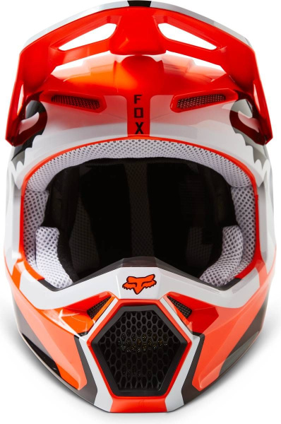 Fox Racing V1 Leed Youth Flow Orange шлем подростковый