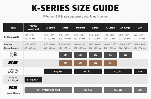 POD K1 YTH наколенники подростковые, серо-оранжевый