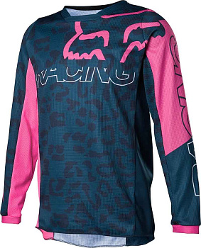 Fox Racing 180 Skew Youth Girls Dark Indigo джерси подростковая