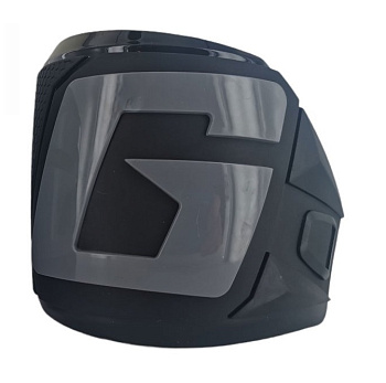 Накладка "G" на верх голенища мотобот Gaerne SG-12, черно-серый, левый