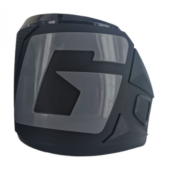 Накладка "G" на верх голенища мотобот Gaerne SG-12, черно-серый, левый