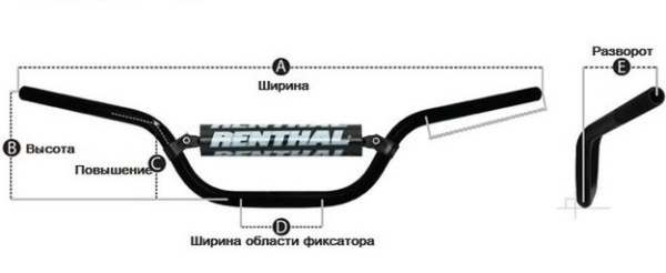 Renthal Fatbar Blue Mcgrath-Short-Ktm SX125-450 2016+ руль кроссовый (28мм), синий (821-01-BU) Renthal Fatbar Blue Mcgrath-Short-Ktm SX125-450 2016+ руль кроссовый (28мм), синий (821-01-BU)