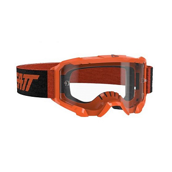 Leatt Velocity 4.5 Neon Orange / Clear мотоочки, двойная линза