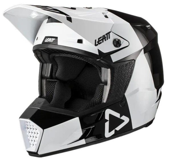Leatt 3.5 Jr V21 Black/White шлем подростковый