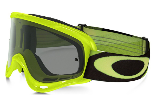 Oakley O-Frame Solid Hi-Viz мотоочки, желтый, темно-серая линза