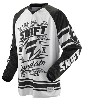 Shift Racing Recon джерси, черно-белый