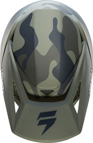 Shift White 2018 шлем кроссовый, зеленый камуфляж