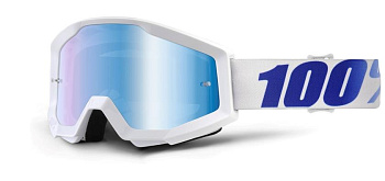 100% Strata Equinox Mirror Blue Lens мотоочки